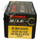 BARNES 30320 .300 AAC BLACKOUT / .308 120GR TAC TX® BT 50 STÜCK